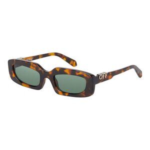 NEW OFF-WHITE SUNGLASSES, UNISEX HAVANA BROWN OVAL EYEWEAR OFF-WHITE